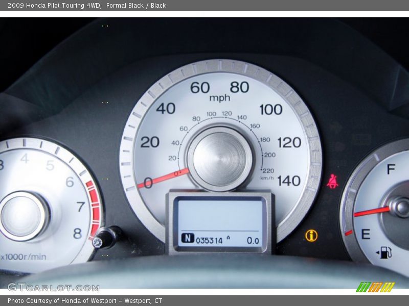 Formal Black / Black 2009 Honda Pilot Touring 4WD