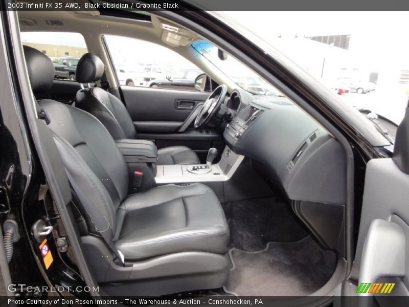 Black Obsidian / Graphite Black 2003 Infiniti FX 35 AWD