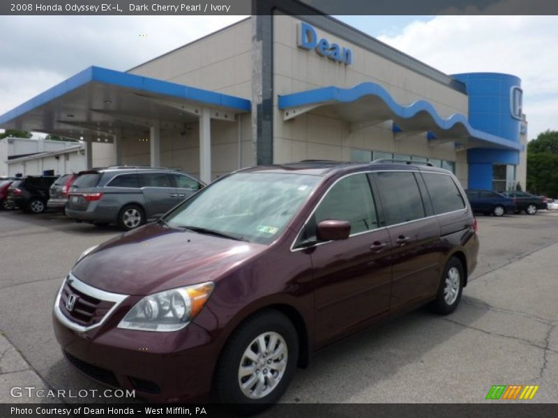 Dark Cherry Pearl / Ivory 2008 Honda Odyssey EX-L