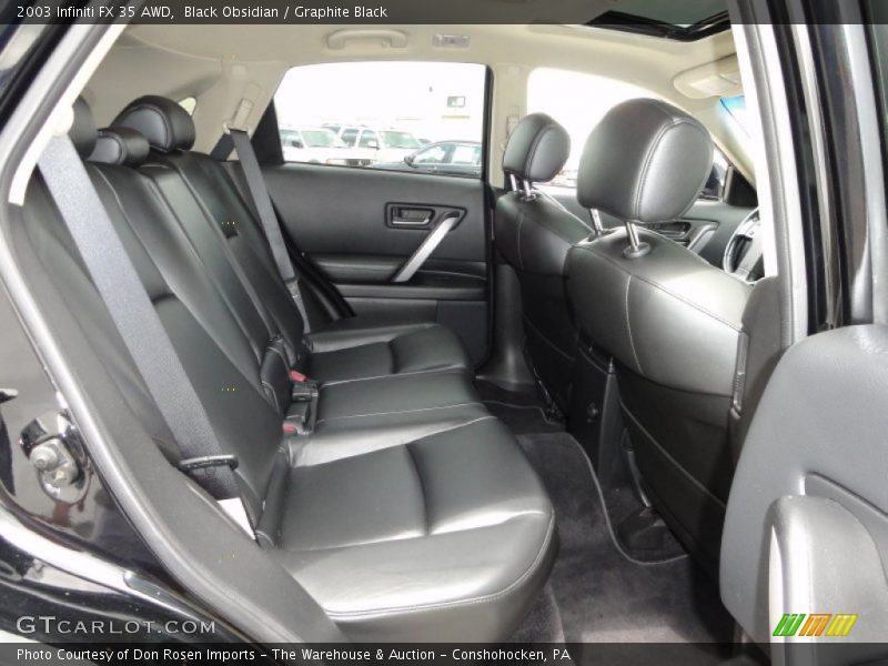 Black Obsidian / Graphite Black 2003 Infiniti FX 35 AWD