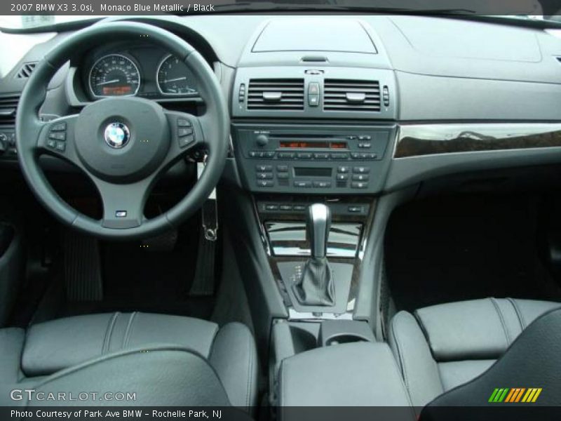 Monaco Blue Metallic / Black 2007 BMW X3 3.0si