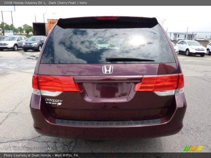 Dark Cherry Pearl / Ivory 2008 Honda Odyssey EX-L