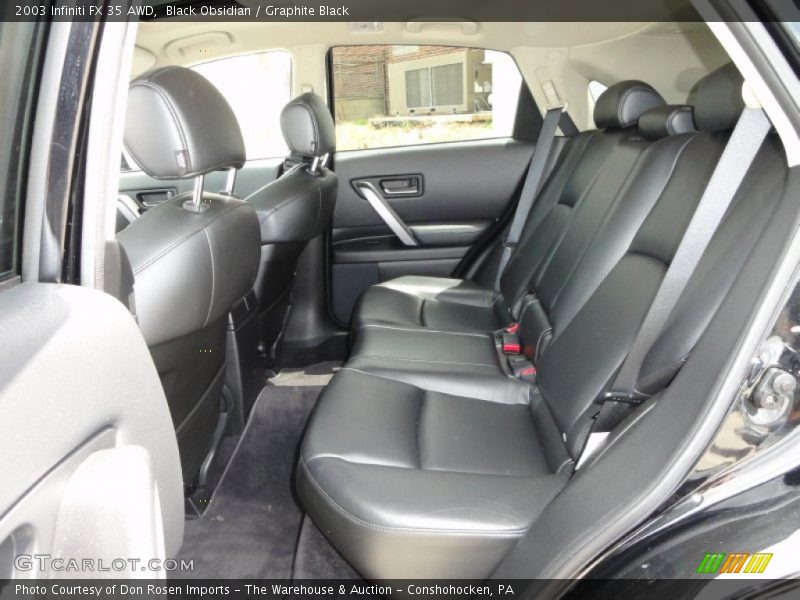 Black Obsidian / Graphite Black 2003 Infiniti FX 35 AWD