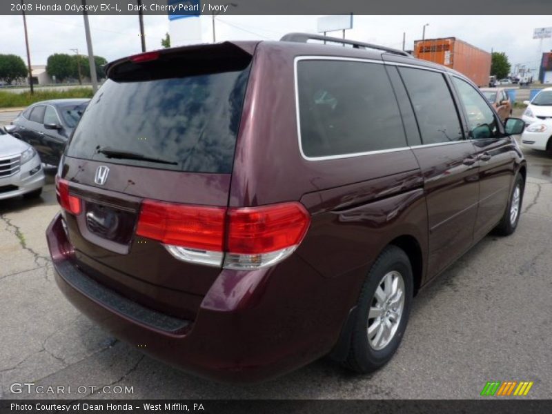 Dark Cherry Pearl / Ivory 2008 Honda Odyssey EX-L