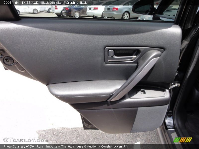 Black Obsidian / Graphite Black 2003 Infiniti FX 35 AWD