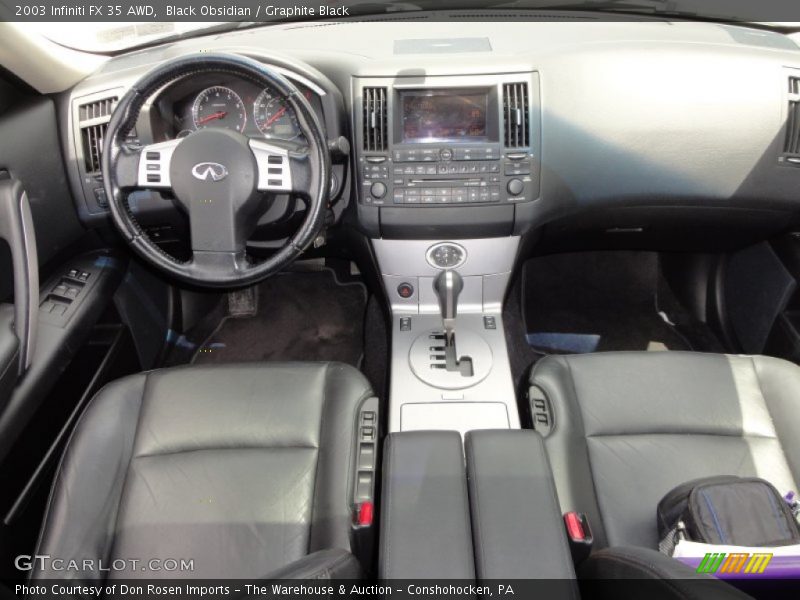 Black Obsidian / Graphite Black 2003 Infiniti FX 35 AWD