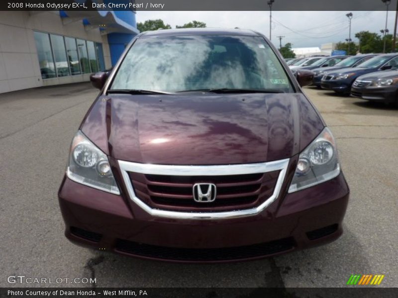 Dark Cherry Pearl / Ivory 2008 Honda Odyssey EX-L