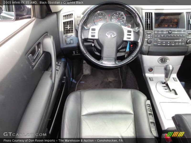 Black Obsidian / Graphite Black 2003 Infiniti FX 35 AWD