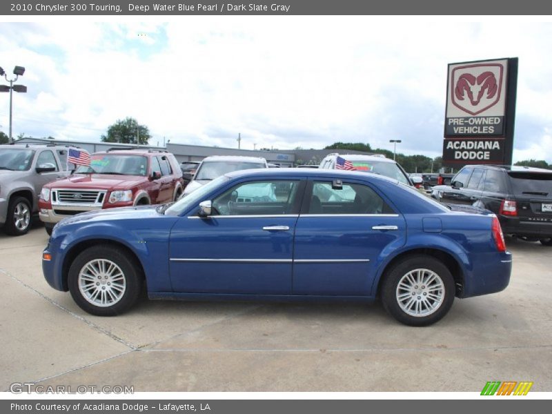 Deep Water Blue Pearl / Dark Slate Gray 2010 Chrysler 300 Touring