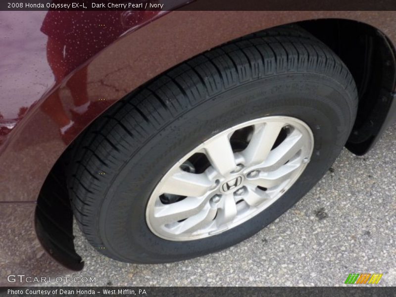 Dark Cherry Pearl / Ivory 2008 Honda Odyssey EX-L
