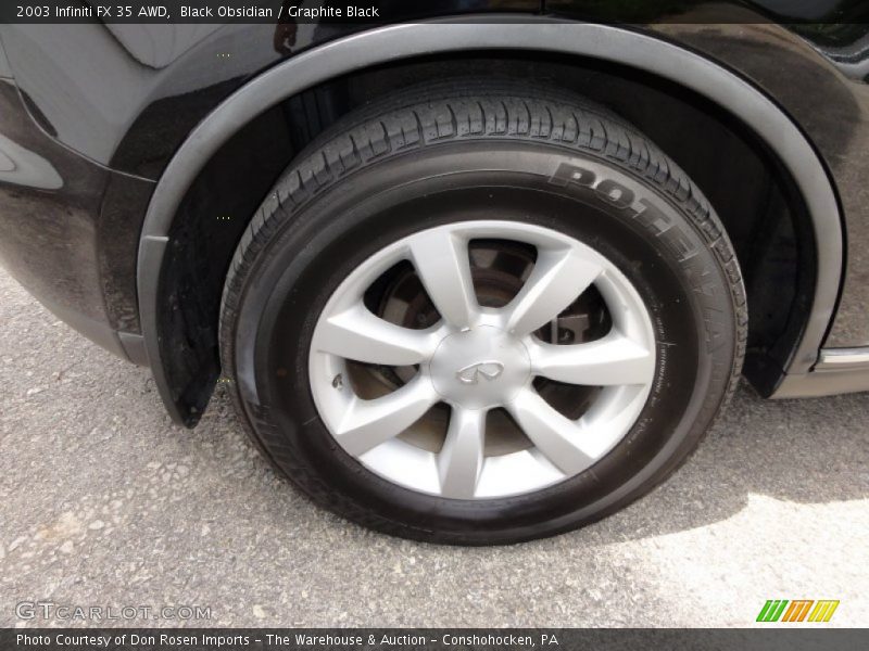 Black Obsidian / Graphite Black 2003 Infiniti FX 35 AWD