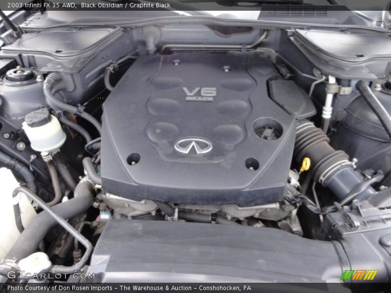 Black Obsidian / Graphite Black 2003 Infiniti FX 35 AWD