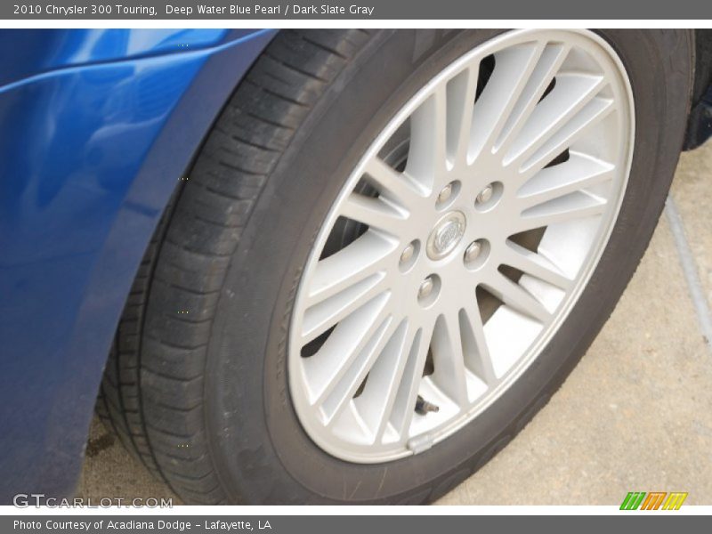 Deep Water Blue Pearl / Dark Slate Gray 2010 Chrysler 300 Touring