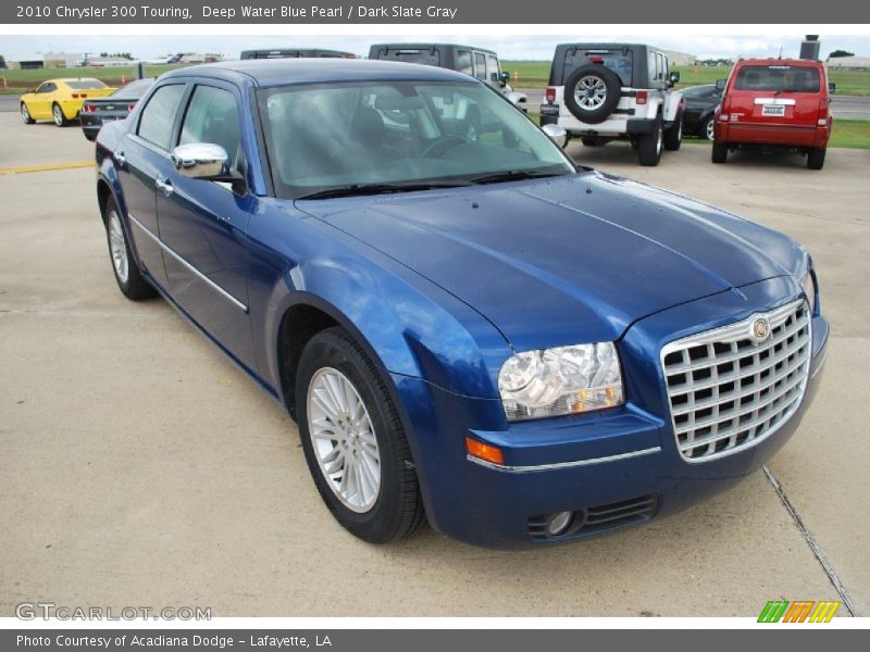 Deep Water Blue Pearl / Dark Slate Gray 2010 Chrysler 300 Touring