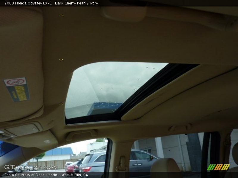 Dark Cherry Pearl / Ivory 2008 Honda Odyssey EX-L