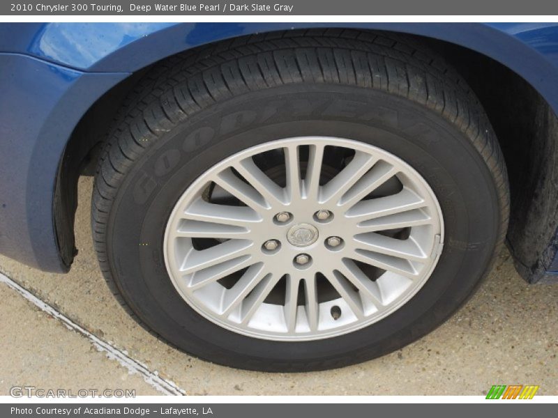 Deep Water Blue Pearl / Dark Slate Gray 2010 Chrysler 300 Touring