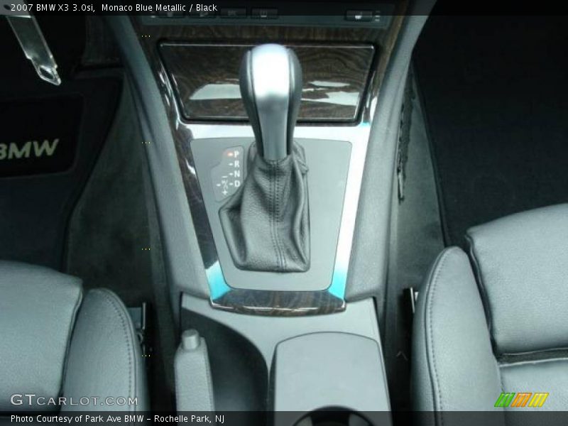 Monaco Blue Metallic / Black 2007 BMW X3 3.0si