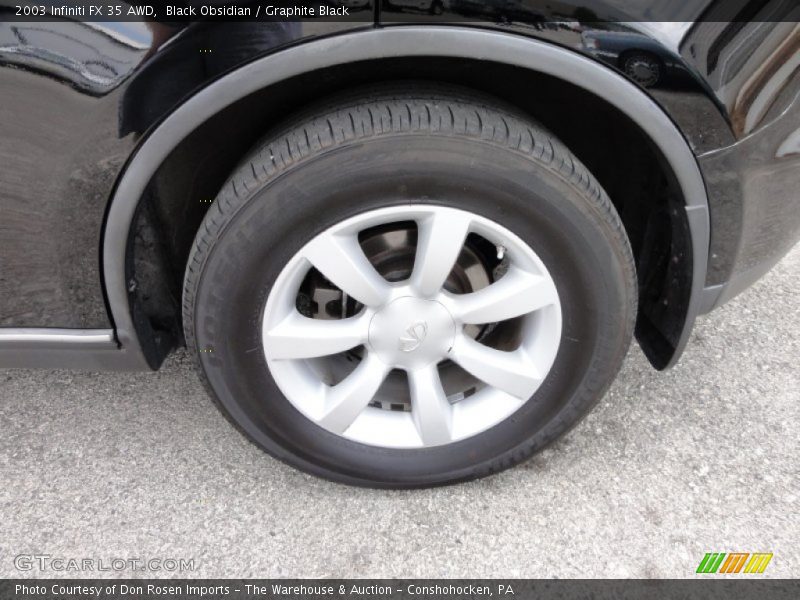 Black Obsidian / Graphite Black 2003 Infiniti FX 35 AWD