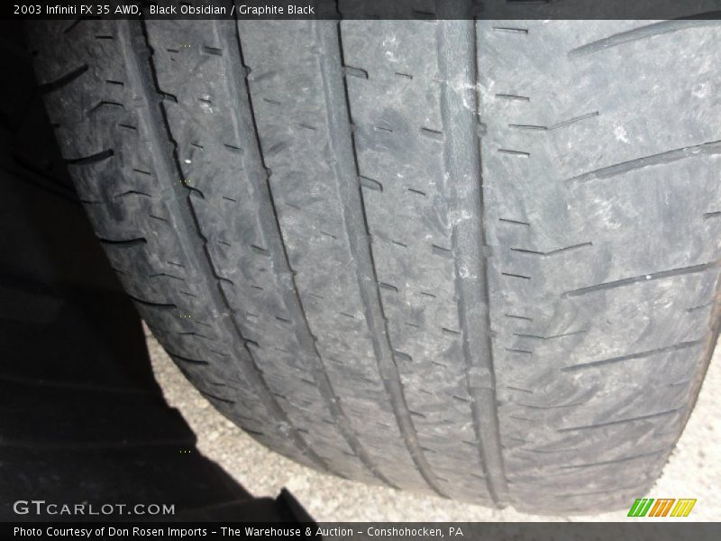 Black Obsidian / Graphite Black 2003 Infiniti FX 35 AWD