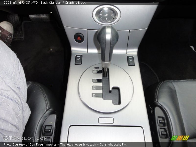 Black Obsidian / Graphite Black 2003 Infiniti FX 35 AWD