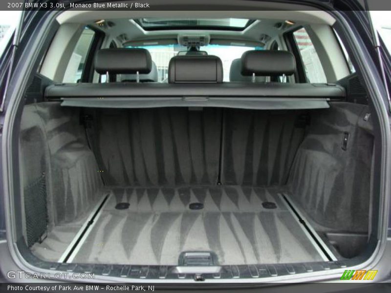 Monaco Blue Metallic / Black 2007 BMW X3 3.0si