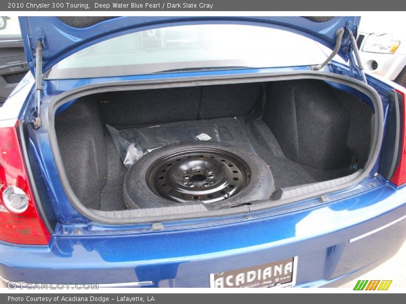 Deep Water Blue Pearl / Dark Slate Gray 2010 Chrysler 300 Touring