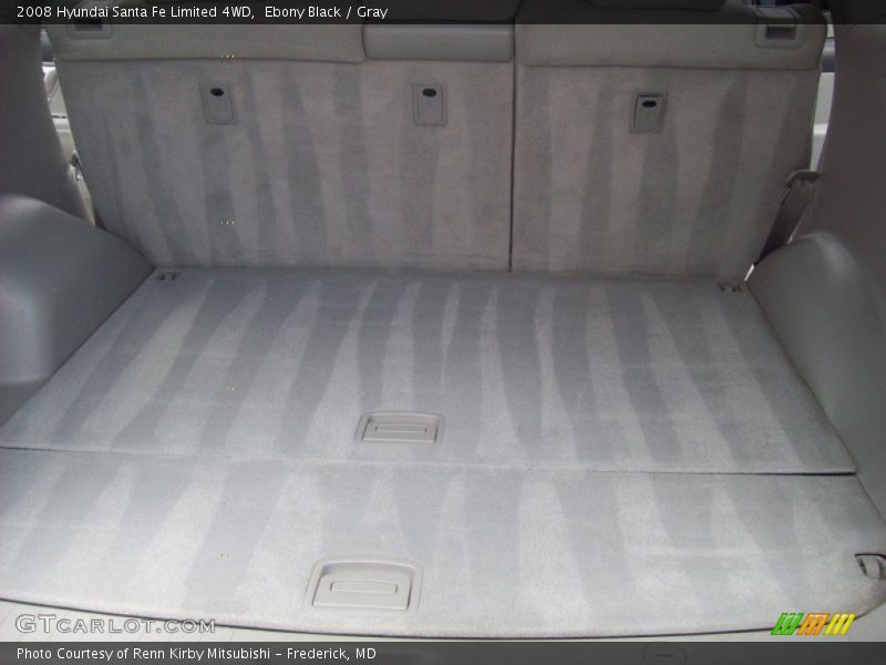 Ebony Black / Gray 2008 Hyundai Santa Fe Limited 4WD