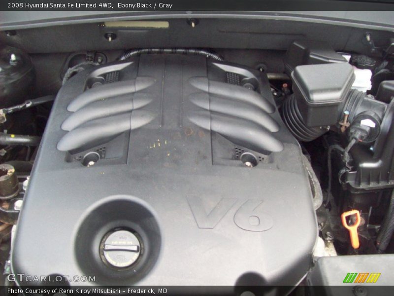 Ebony Black / Gray 2008 Hyundai Santa Fe Limited 4WD
