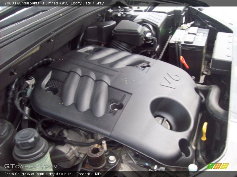 Ebony Black / Gray 2008 Hyundai Santa Fe Limited 4WD