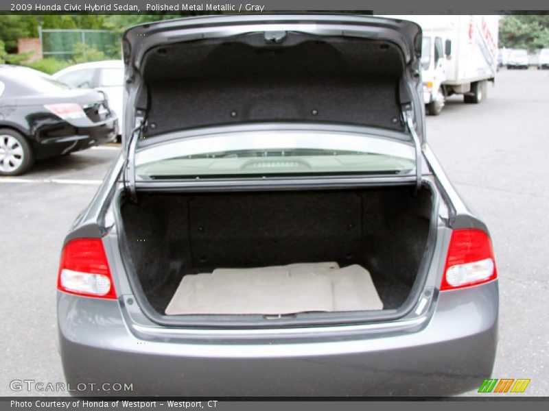 Polished Metal Metallic / Gray 2009 Honda Civic Hybrid Sedan