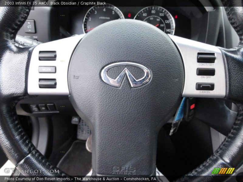 Black Obsidian / Graphite Black 2003 Infiniti FX 35 AWD
