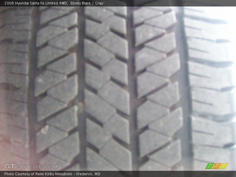 Ebony Black / Gray 2008 Hyundai Santa Fe Limited 4WD