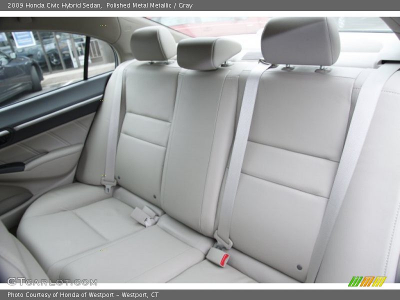 Polished Metal Metallic / Gray 2009 Honda Civic Hybrid Sedan