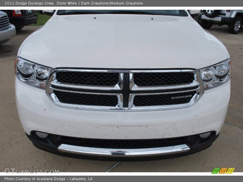 Stone White / Dark Graystone/Medium Graystone 2011 Dodge Durango Crew