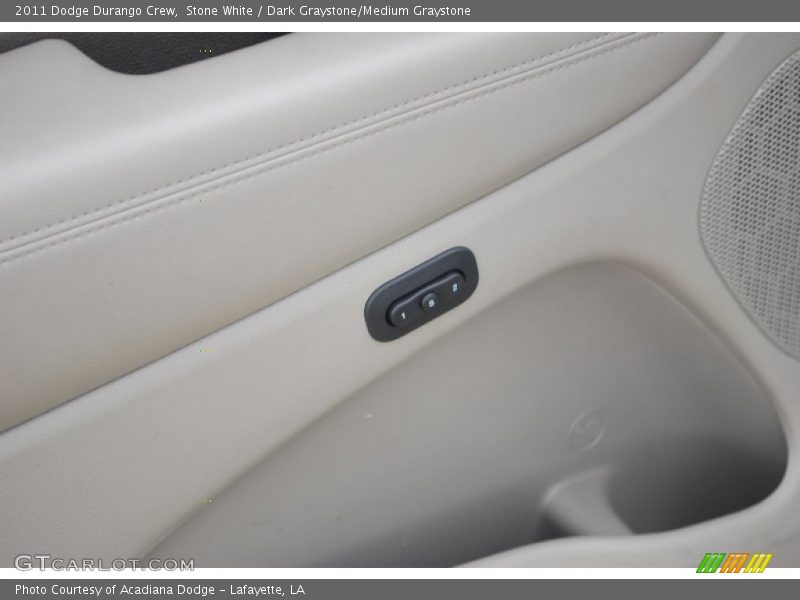 Stone White / Dark Graystone/Medium Graystone 2011 Dodge Durango Crew