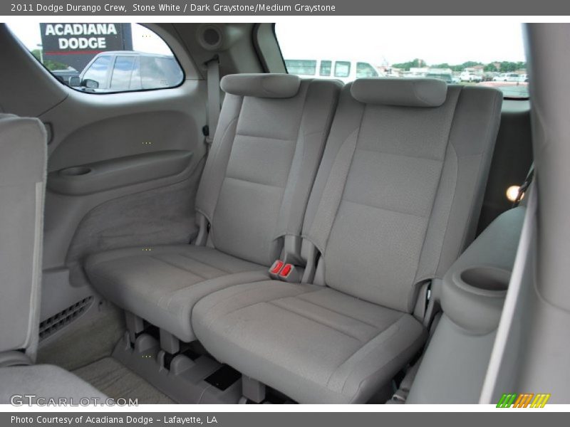 Stone White / Dark Graystone/Medium Graystone 2011 Dodge Durango Crew