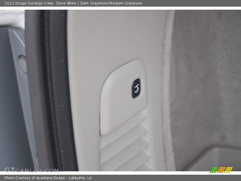 Stone White / Dark Graystone/Medium Graystone 2011 Dodge Durango Crew