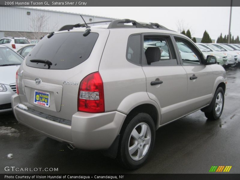 Sahara Silver / Gray 2006 Hyundai Tucson GL