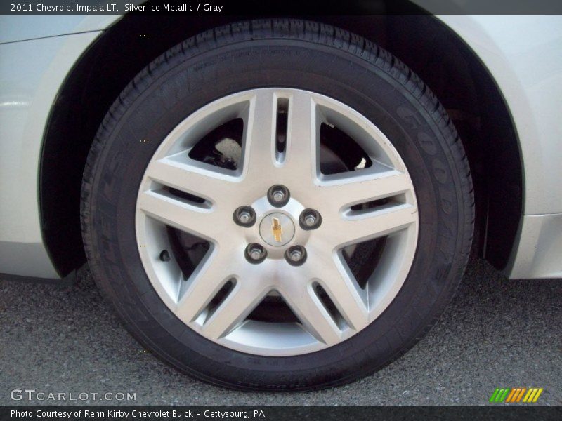 Silver Ice Metallic / Gray 2011 Chevrolet Impala LT