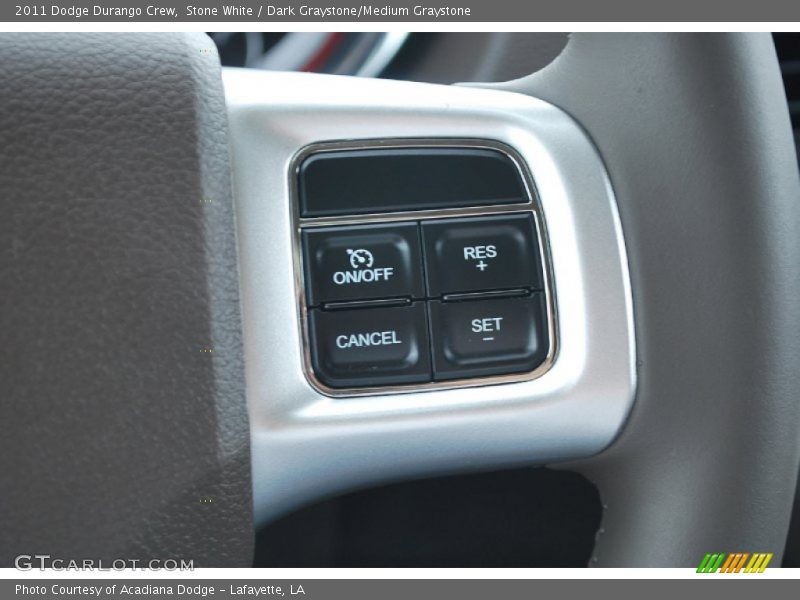 Stone White / Dark Graystone/Medium Graystone 2011 Dodge Durango Crew