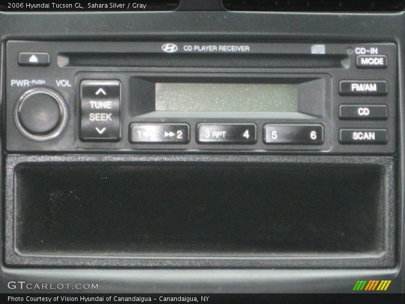 Sahara Silver / Gray 2006 Hyundai Tucson GL