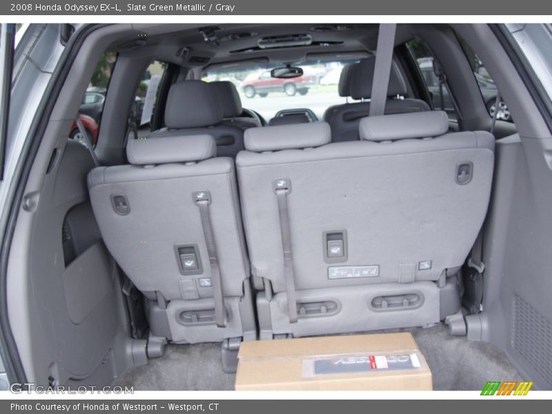 Slate Green Metallic / Gray 2008 Honda Odyssey EX-L