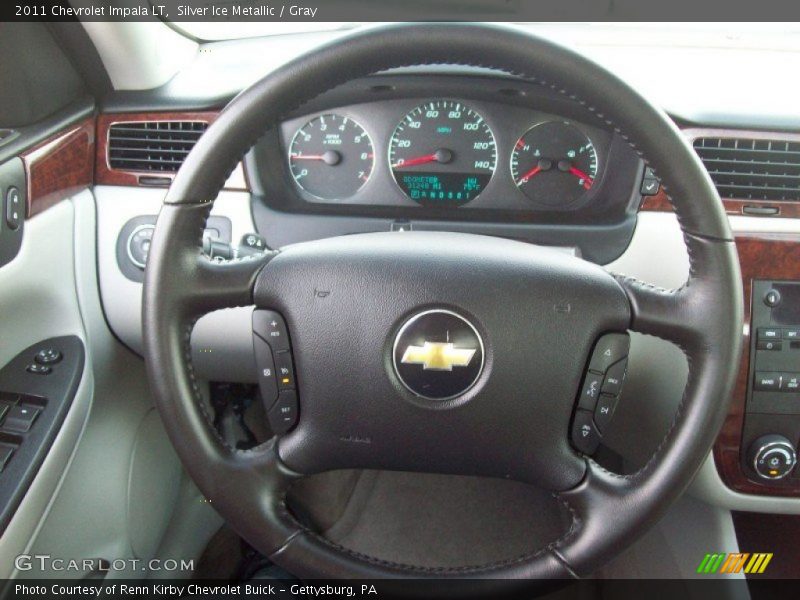 Silver Ice Metallic / Gray 2011 Chevrolet Impala LT