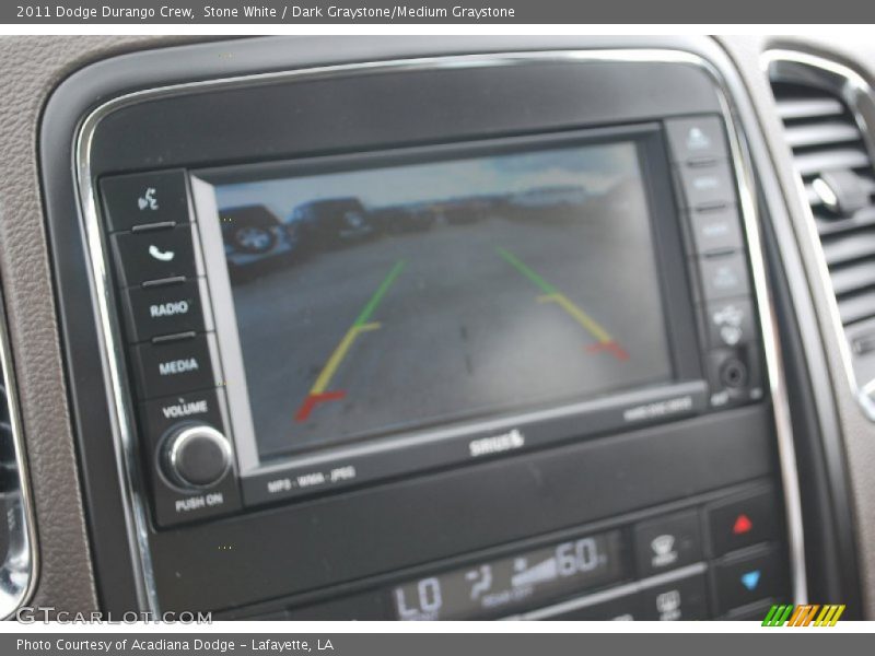 Stone White / Dark Graystone/Medium Graystone 2011 Dodge Durango Crew
