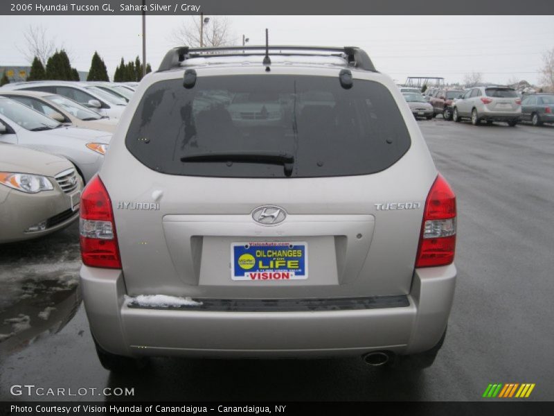 Sahara Silver / Gray 2006 Hyundai Tucson GL