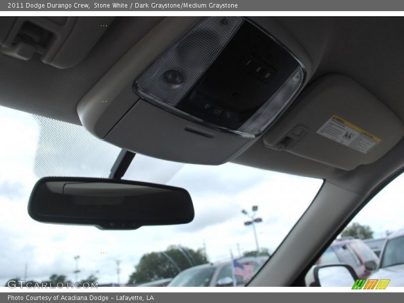 Stone White / Dark Graystone/Medium Graystone 2011 Dodge Durango Crew