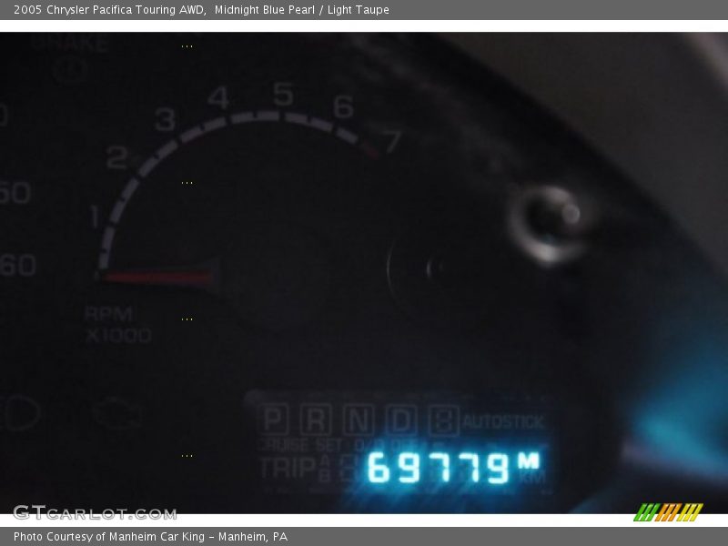 Midnight Blue Pearl / Light Taupe 2005 Chrysler Pacifica Touring AWD