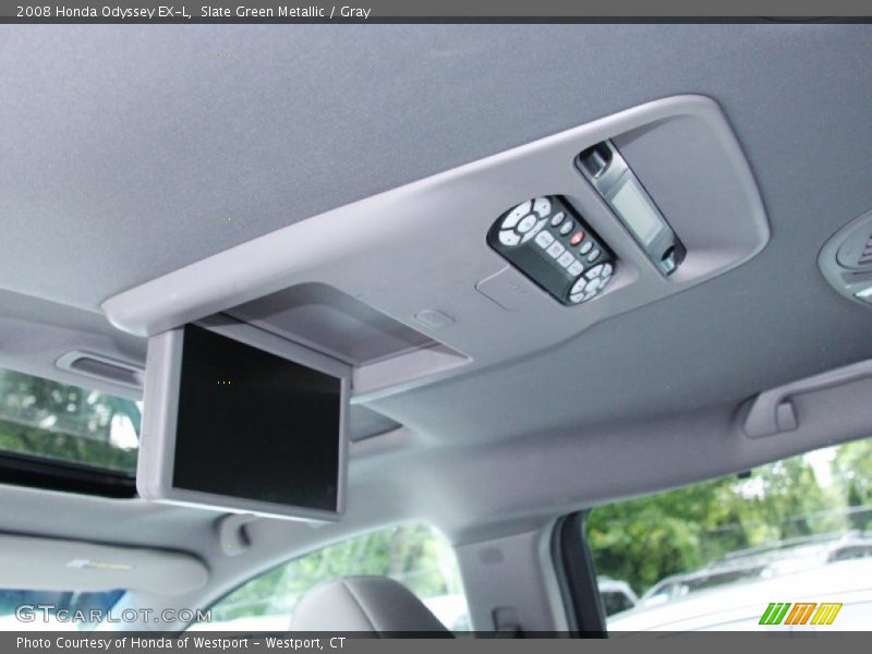 Slate Green Metallic / Gray 2008 Honda Odyssey EX-L