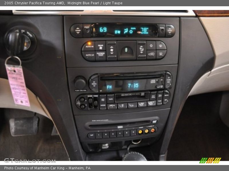Midnight Blue Pearl / Light Taupe 2005 Chrysler Pacifica Touring AWD