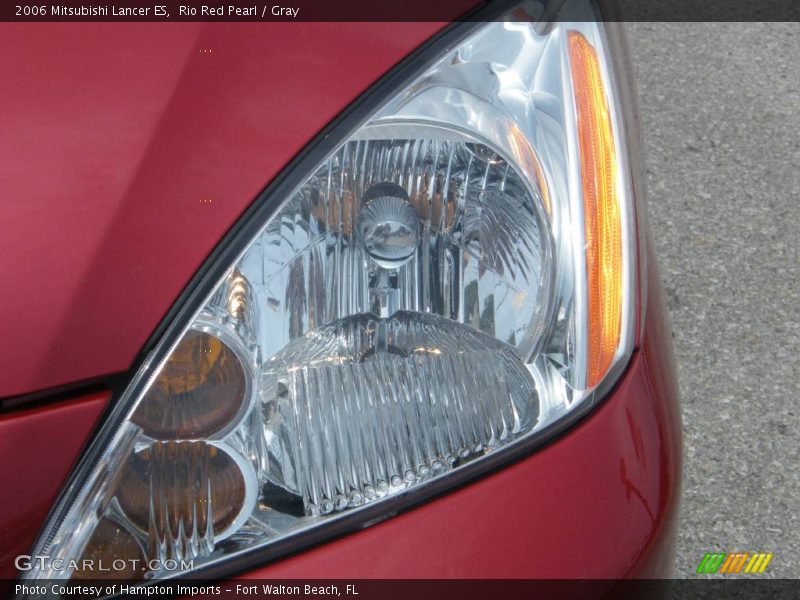 Rio Red Pearl / Gray 2006 Mitsubishi Lancer ES